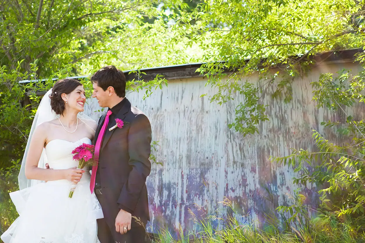 Prince Albert wedding photographer UBU Photos: portrait of a couple smiling on their wedding day