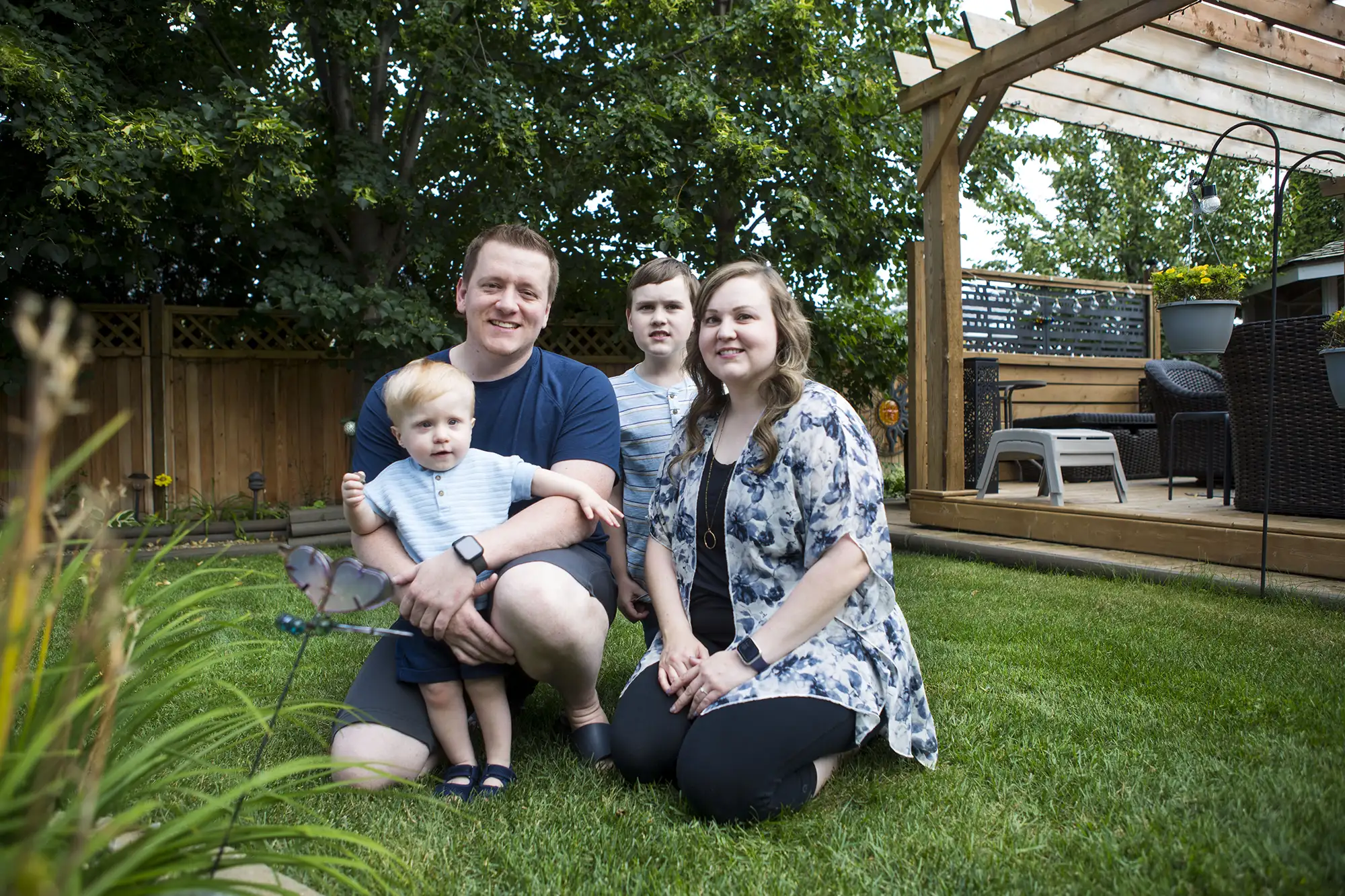 Prince Albert family photographer, example of portraiture at a relaxed home setting